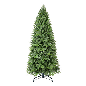 HomeRoots 7' Full Pine Christmas Tree - Lifelike, Easy Setup Holiday Decor with Hinged Branches for Any Space 713033