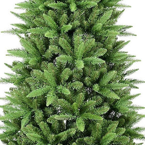 HomeRoots 9' Full Pine Christmas Tree - Lifelike, Dense Foliage for Elegant Holiday Decor, Easy Setup & Storage 713041