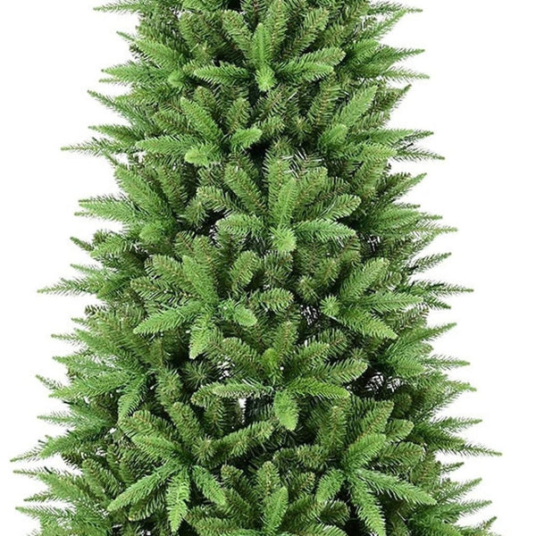 HomeRoots 9' Full Pine Christmas Tree - Lifelike, Dense Foliage for Elegant Holiday Decor, Easy Setup & Storage 713041