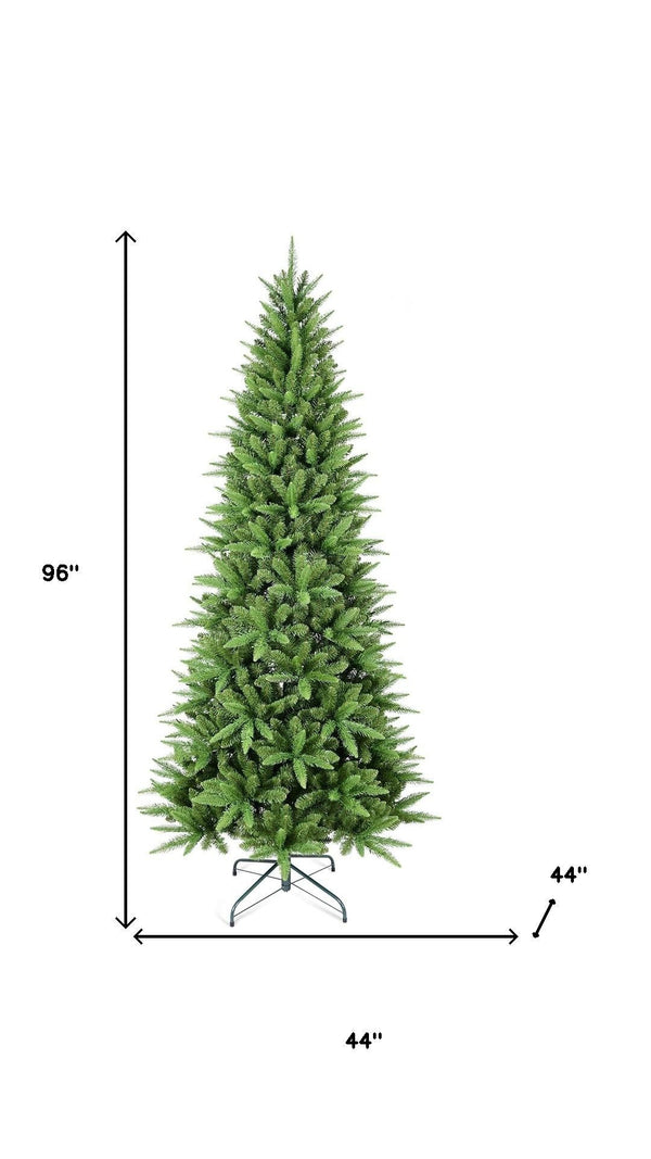 HomeRoots 9' Full Pine Christmas Tree - Lifelike, Dense Foliage for Elegant Holiday Decor, Easy Setup & Storage 713041