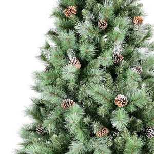 HomeRoots 7.5' Full Pine Christmas Tree - Realistic Artificial Holiday Decor with Easy Setup & Customization 713045