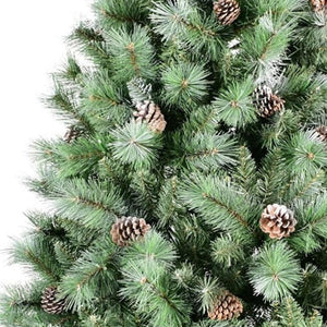 HomeRoots 8' Full Pine Christmas Tree - Lush Artificial Holiday Centerpiece with 1588 Branch Tips & Easy Setup 713046