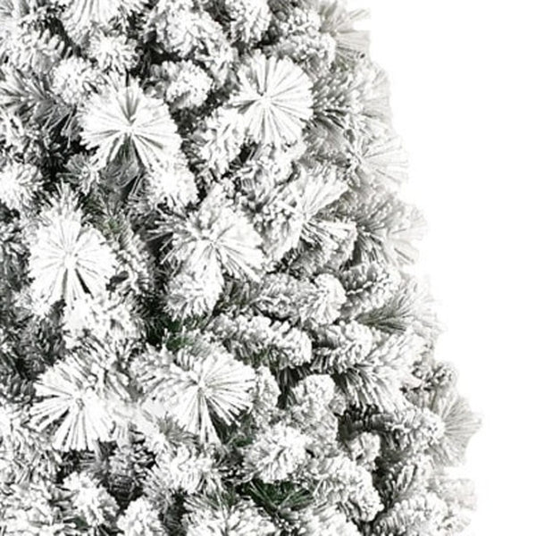 HomeRoots 8' White Full Pine Christmas Tree - Lush, Frosted Look for Elegant Holiday Décor & Easy Maintenance 713060