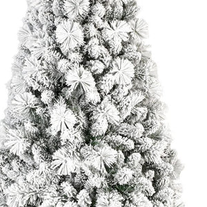 HomeRoots 9' White Full Pine Christmas Tree - Elegant Artificial Centerpiece for Modern Holiday Decor & Charm 713061
