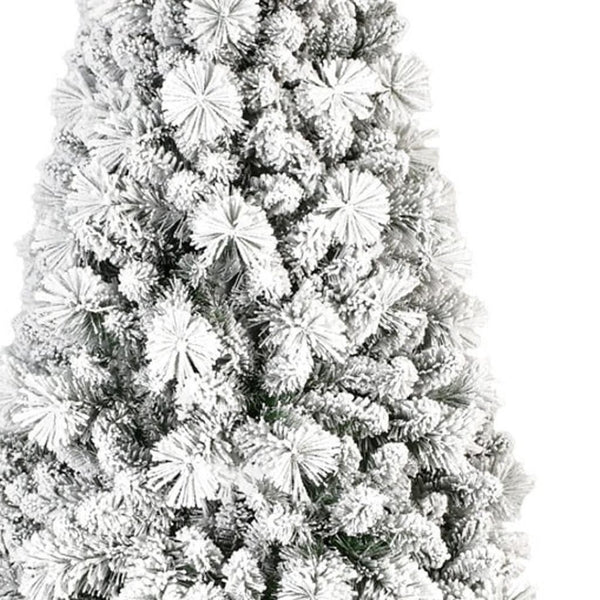 HomeRoots 9' White Full Pine Christmas Tree - Elegant Artificial Centerpiece for Modern Holiday Decor & Charm 713061