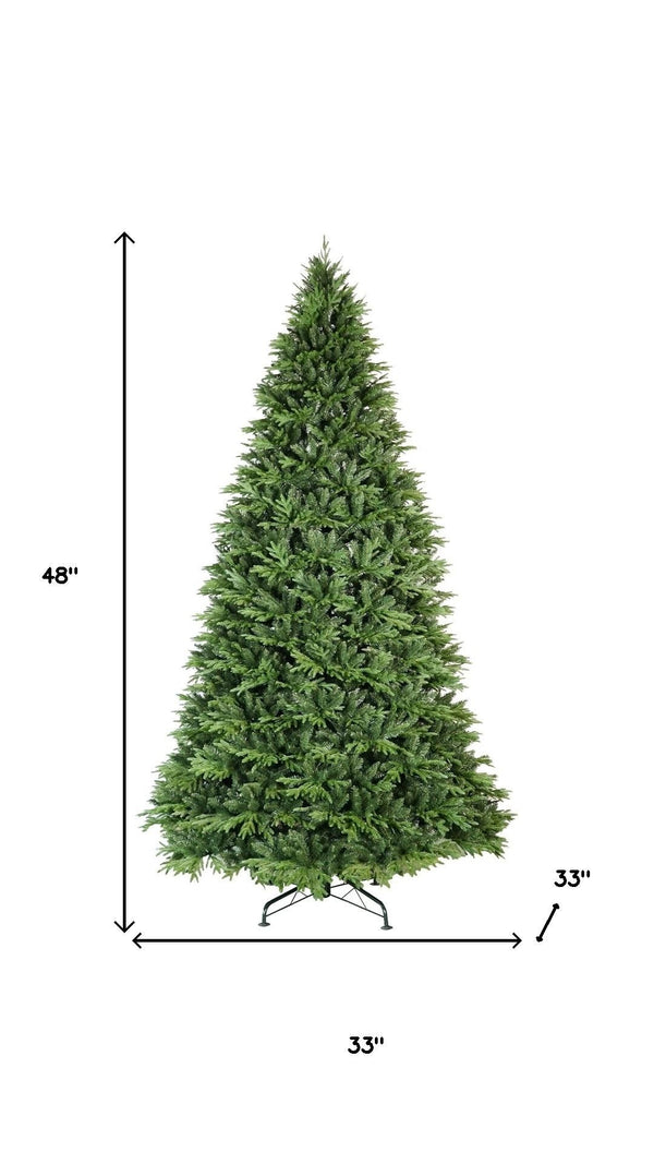 HomeRoots 5' Full Pine Christmas Tree - Realistic Artificial Design for Holiday Charm, Easy Setup & Custom Decor 60 713063