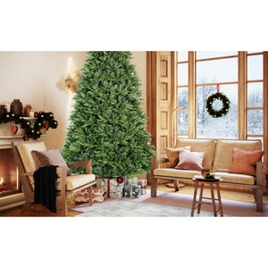 HomeRoots 6.5' Full Pine Christmas Tree - Lush, Realistic Artificial Design for Effortless Holiday Charm & Decor 713064