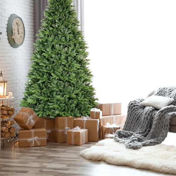 HomeRoots 6.5' Full Pine Christmas Tree - Lush, Realistic Artificial Design for Effortless Holiday Charm & Decor 713064