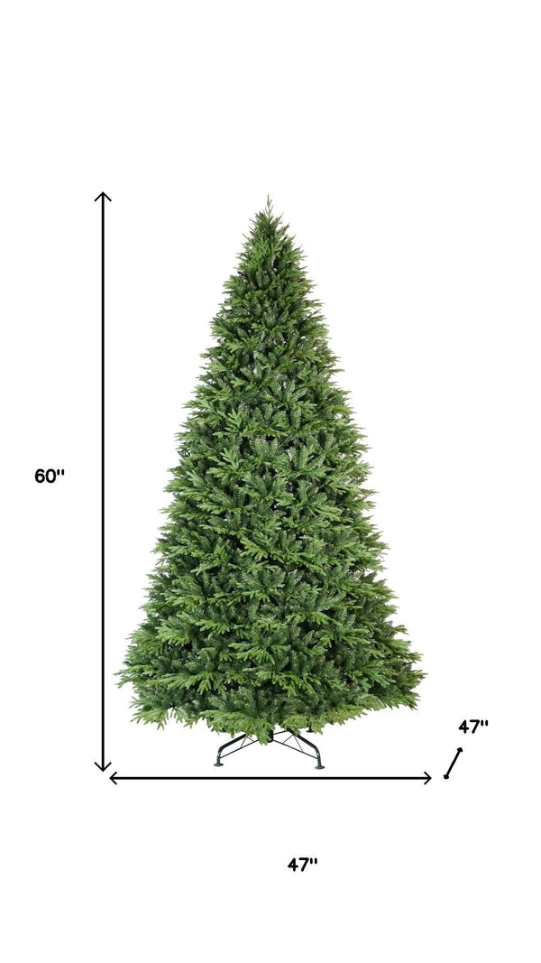 HomeRoots 6.5' Full Pine Christmas Tree - Lush, Realistic Artificial Design for Effortless Holiday Charm & Decor 713064