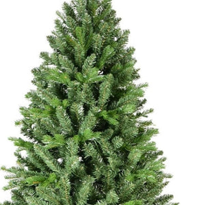 HomeRoots 5' Pre Lit Full Pine Christmas Tree – Lush, Realistic Design with Warm LED Lights for Cozy Holiday Charm 713079