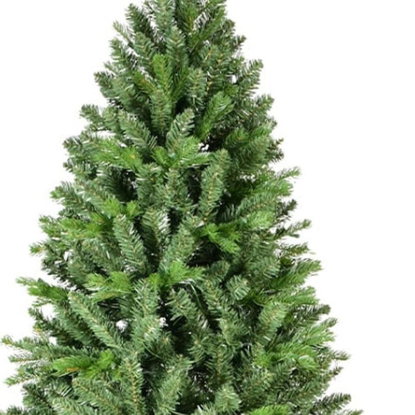HomeRoots 5' Pre Lit Full Pine Christmas Tree – Lush, Realistic Design with Warm LED Lights for Cozy Holiday Charm 713079