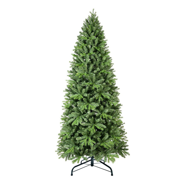 HomeRoots 6' Pre Lit Full Pine Christmas Tree - Lifelike, Easy Assembly, LED Illuminated, Durable & Versatile Decor 713080