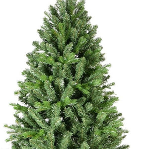 HomeRoots 7.5' Pre-Lit Full Pine Christmas Tree - Lush, Realistic Holiday Décor with 450 LED Lights & Easy Setup 713082