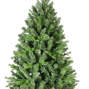 HomeRoots 6' Pre-Lit Full Pine Christmas Tree – Realistic Foliage, Easy Setup & Warm LED Lights for Festive Cheer 713084