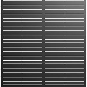 HomeRoots 72" Black Metal Six-Panel Screen Divider - Stylish, Flexible Privacy Solution for Any Space! 713102