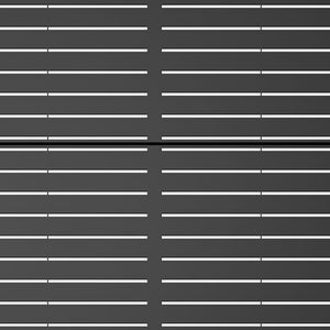 HomeRoots 72" Black Metal Six Panel Room Divider - Stylish Privacy Screen for Indoor & Outdoor Spaces 713105