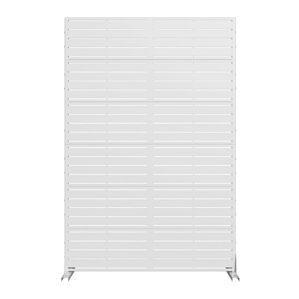 HomeRoots 72" Stylish Black Metal Six-Panel Room Divider - Modern Privacy Screen for Home or Office Use 713108