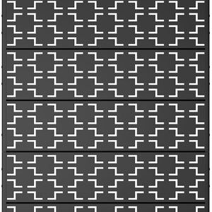 HomeRoots 72" Black Metal Six Panel Room Divider – Modern Privacy Screen for Versatile Space Solutions & Decor 713109