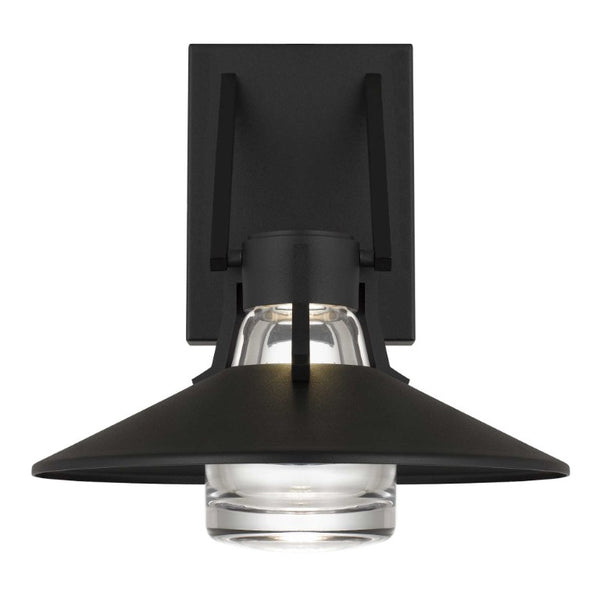 Black Dimmable Led Pendant Lantern for Outdoor Porch Patio Entryway Transparent Globe Decor
