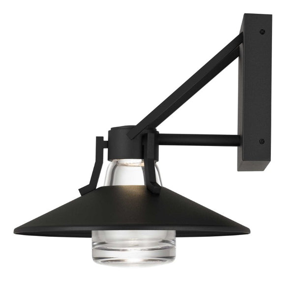 Black Dimmable Led Pendant Lantern for Outdoor Porch Patio Entryway Transparent Globe Decor