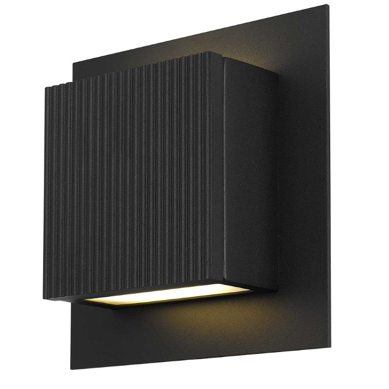 HomeRoots Black Dimmable Led Pendant Outdoor Hanging Lantern for Patio Porch or Entryway 713164