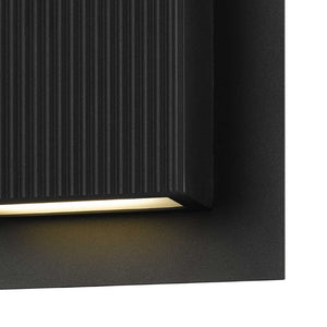 Black Dimmable Led Pendant Outdoor Hanging Lantern for Patio Porch or Entryway