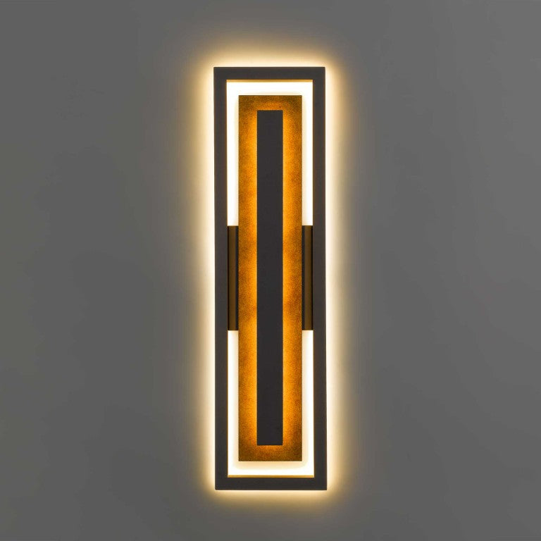 HomeRoots Bronze Dimmable Led Pendant Lantern for Covered Patio Porch and Entryway Decor 713183