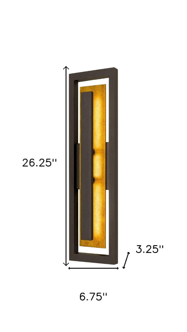 Bronze Dimmable Led Pendant Lantern for Covered Patio Porch and Entryway Decor