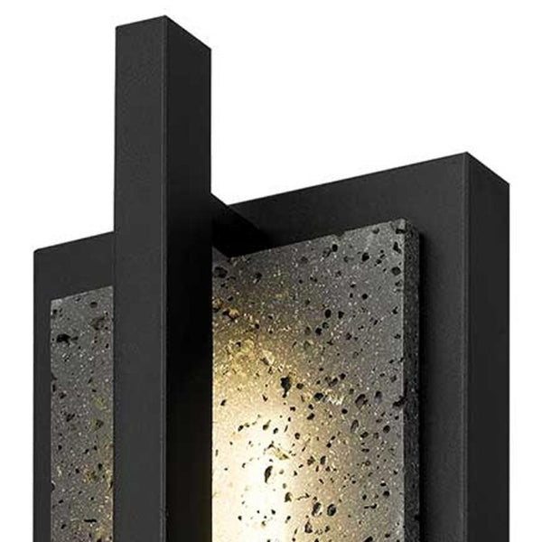 Black Dimmable Led Pendant Fixture for Outdoor Porch Patio and Entryway Spaces