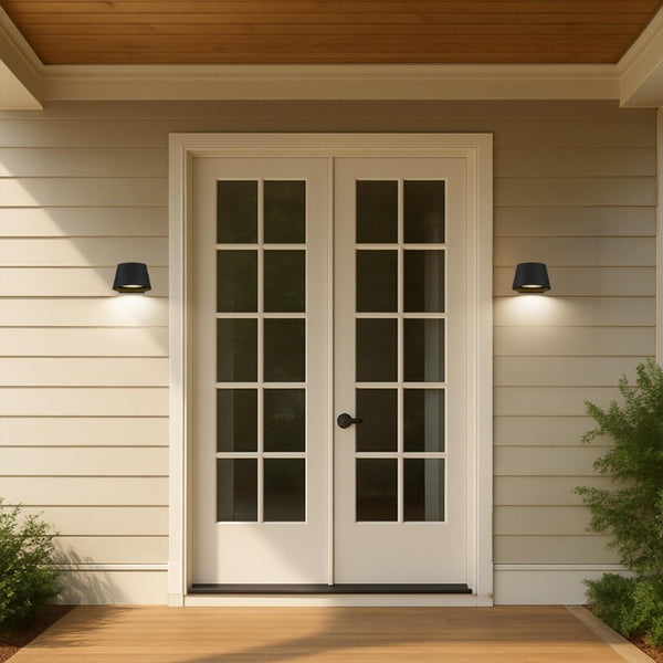 Black Dimmable Led Pendant Fixture for Porch Patio and Outdoor Entertaining Spaces