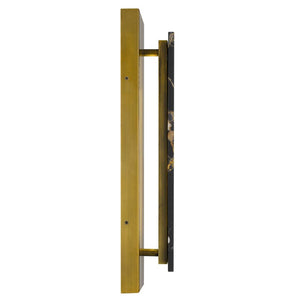 Brass Dimmable Led Pendant Lantern for Outdoor Porch Patio Entryway Elegant Ambient Glow