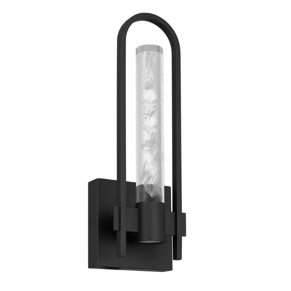 Black Dimmable Led Pendant Lantern for Outdoor Porch Patio Entryway Transparent Globe Decor