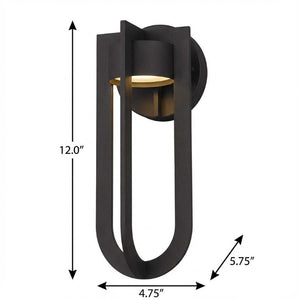 Bronze Dimmable Led Pendant Lantern Weatherproof Porch and Patio Hanging Fixture