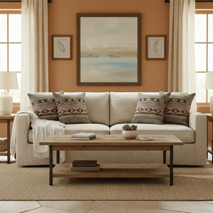HomeRoots Set of Four 20" Beige Cotton Throw Pillow Covers – Cozy, Stylish, and Versatile Home Décor Essentials 713507