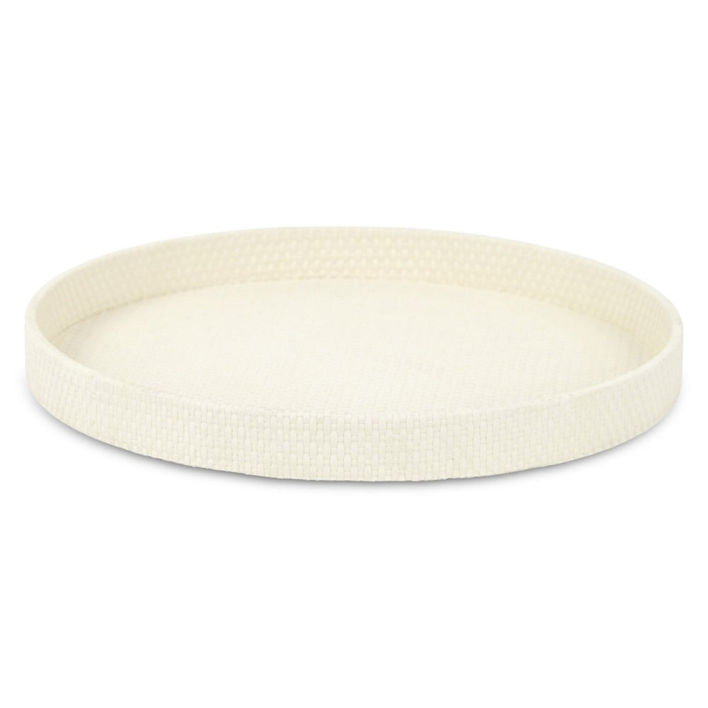 HomeRoots Set of Two Light Brown Faux Wicker Rectangular Trays - Stylish, Durable, and Perfect for Serving! 713548
