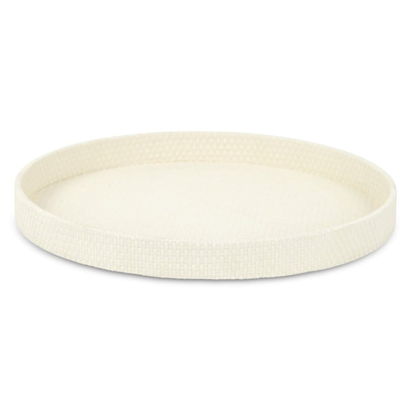 HomeRoots Set of Two Light Brown Faux Wicker Rectangular Trays - Stylish, Durable, and Perfect for Serving! 713548