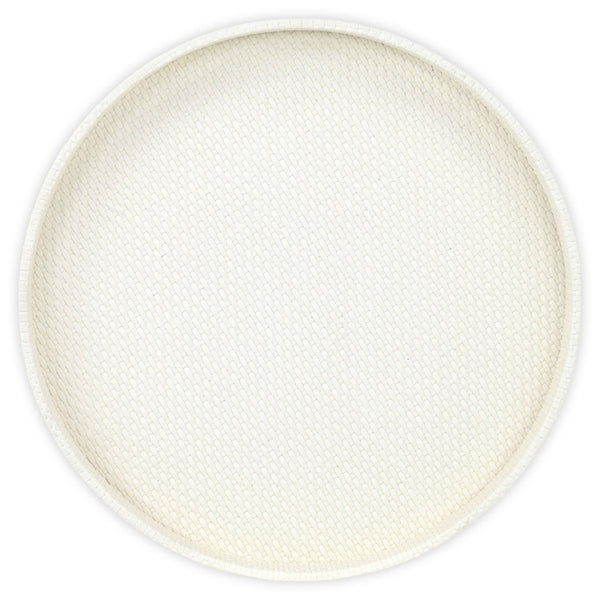 HomeRoots Set of Two Light Brown Faux Wicker Rectangular Trays - Stylish, Durable, and Perfect for Serving! 713548