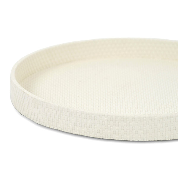 HomeRoots Set of Two Light Brown Faux Wicker Rectangular Trays - Stylish, Durable, and Perfect for Serving! 713548