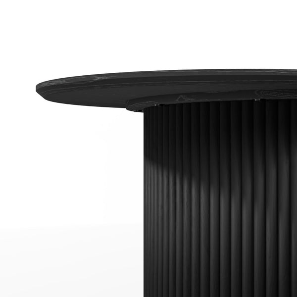 HomeRoots 67" Elegant Natural Wood Double Pedestal Dining Table - Versatile Oval Design for Any Space 713569