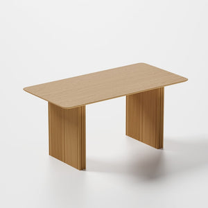 HomeRoots 67" Black Wood Double Pedestal Dining Table - Modern Elegance, Versatile Design for Any Space 713570