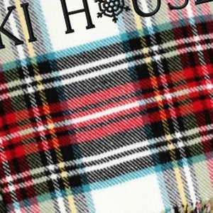 HomeRoots 55" Sage & White Cotton Blend Throw Blanket with Embroidery & Fringe - Perfect for Cozy Lake House Décor 713573