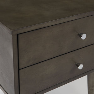 OSP Home Furnishings Cupertino Side Table Grey
