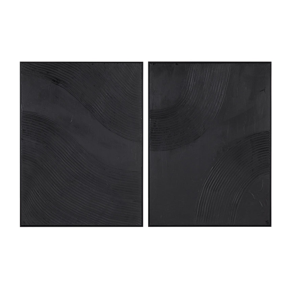 Crestview Collection Black Ways Wall Decor By Crestview - Elegant China Art Piece For Stunning Home Interiors   Cvtop3319