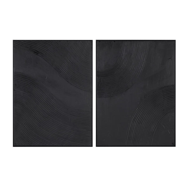 Crestview Collection Black Ways Wall Decor By Crestview - Elegant China Art Piece For Stunning Home Interiors   Cvtop3319