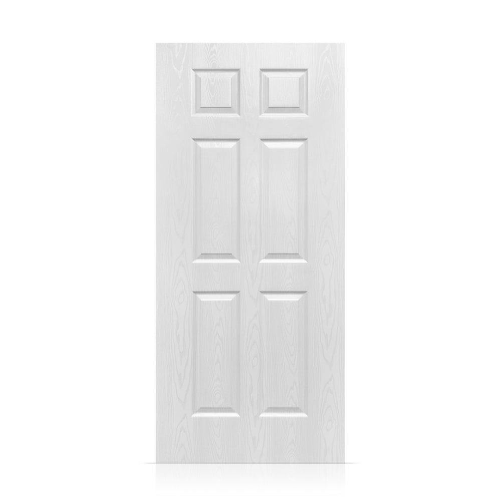 English Elm 30 in Matte Black Steel Sliding Barn Door Frosted Glass Privacy Panel with Hardware B2763P484469