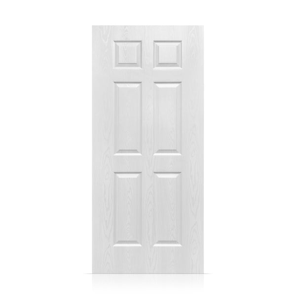 English Elm 30 in Matte Black Steel Sliding Barn Door Frosted Glass Privacy Panel with Hardware B2763P484468