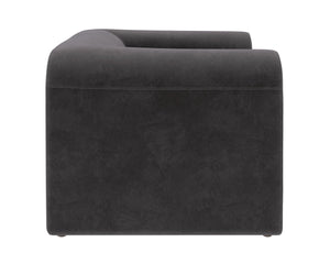 Sunpan IONIC Armchair - Luxurious MEG Ash Fabric, Sculptural Design, Cozy Comfort for Modern Living Spaces 110864