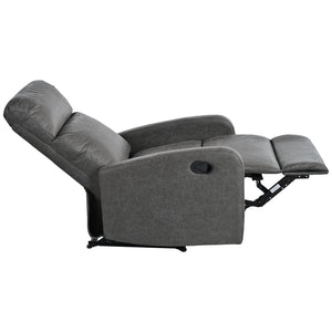 English Elm Christopher Knight Home® - Modern Recliner Plush Manual Recliner Chair with Ergonomic Support, 3-Position Backrest, Durable Fabric Comfort Grey N763P256491D