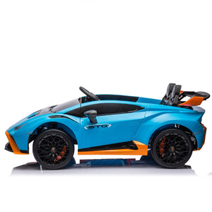English Elm Lamborghini Huracan Sto 24v Kids Ride on Drift Car with Led Lights and Remote W1578P210769