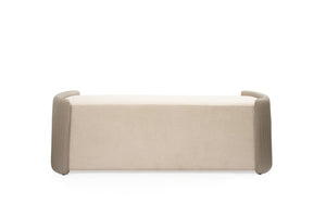 HomeRoots 59" Stylish Boucle Upholstered Bench with Brown Wood Frame - Perfect for Bedroom or Entryway Seating 714186